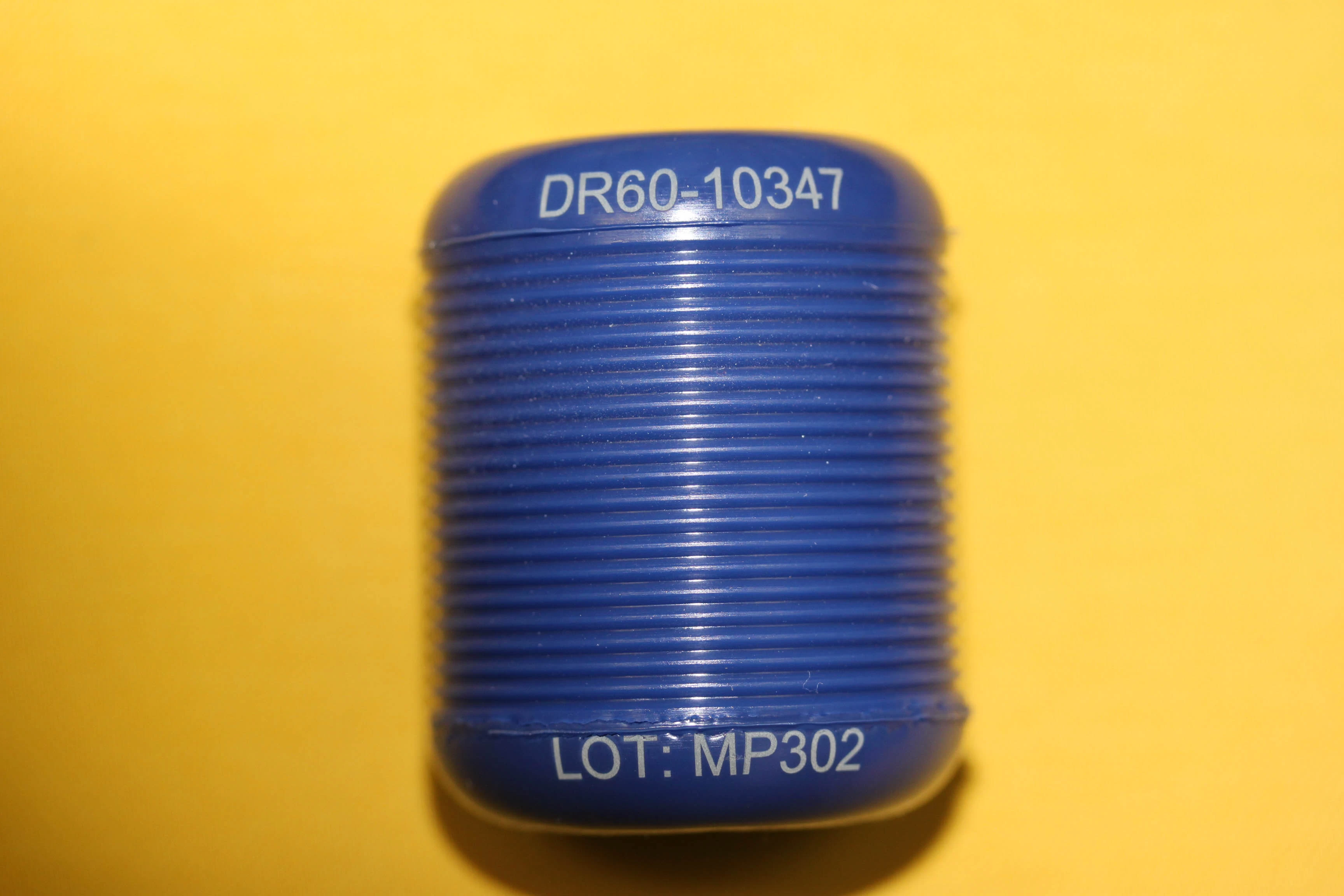 Laser Marking - Blue Silicone Rubber - Textured Tubing